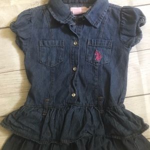 U.S. Ralph Lauren toddler Jean Dress
